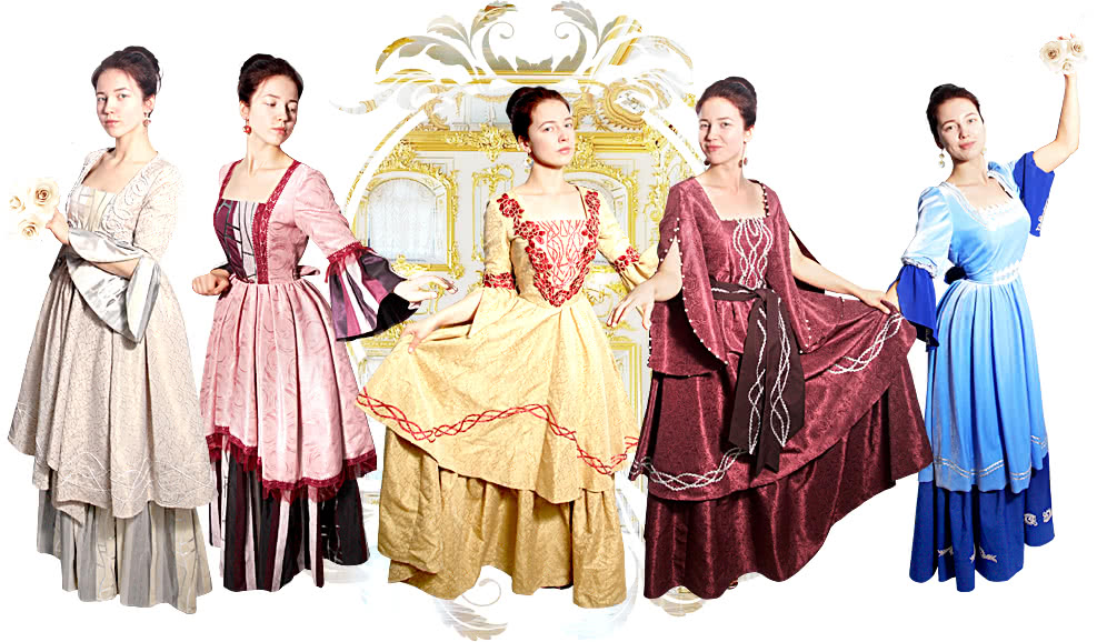 Купить исторические платья